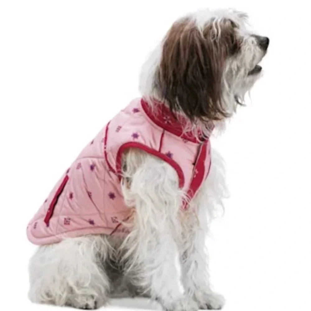 NWT Youly pink dog jacket L